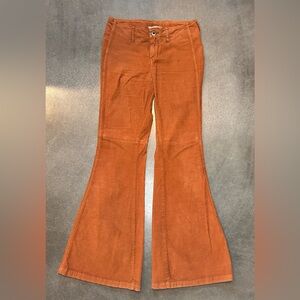 Free People super flare corduroy pants